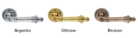 collection door handles impero antologhia imperial style