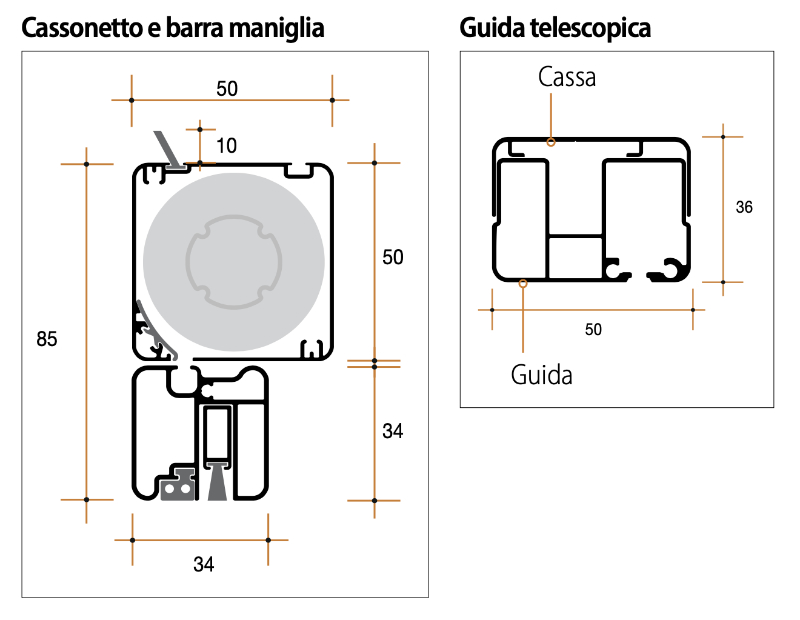 estetika motorizzata bettio cassonetto barra maniglia