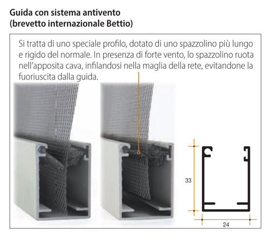 flash bettio guida con sistema antivento