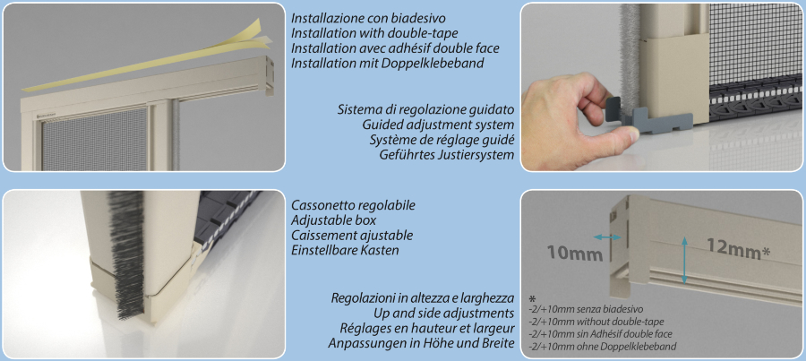 MINISCENICA evo bettio zanzariera incollabile