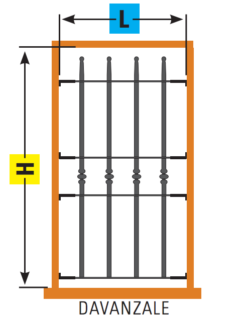 blindy Blindy inferriata per finestre misure