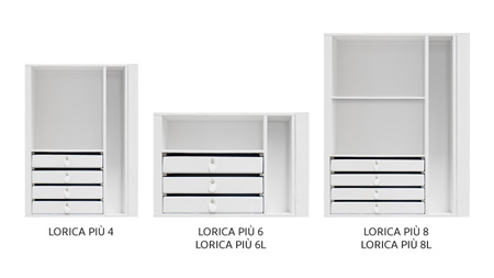 Lorica Più Bordogna safe with drawers included