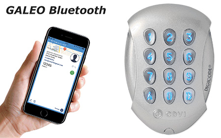 Tastiera Antivandalo Autonoma GALEO Bluetooth Retro-Illuminata DIGICODE 3 Relè in Lega di Alluminio Controllo Accessi CDVI