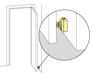 mounting Firedoor electromagnetic lock VIRA5024 CDVI