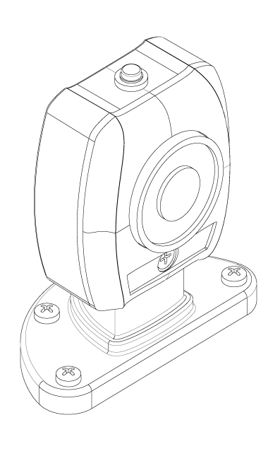 drawing Firedoor electromagnetic lock VIRP5024 CDVI