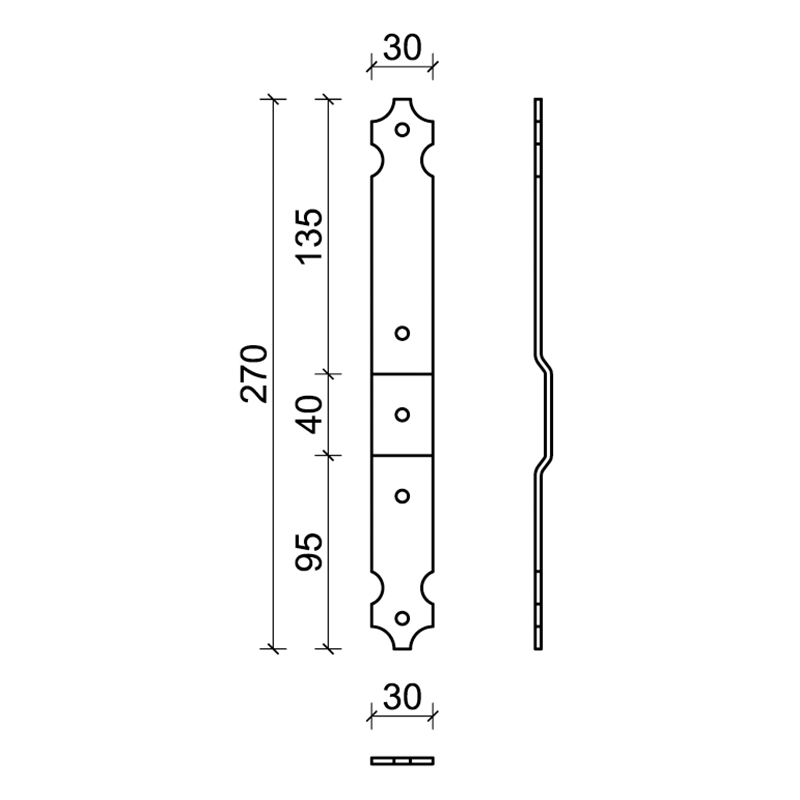 Hardware für Fensterläden CiFALL Maßnahmen