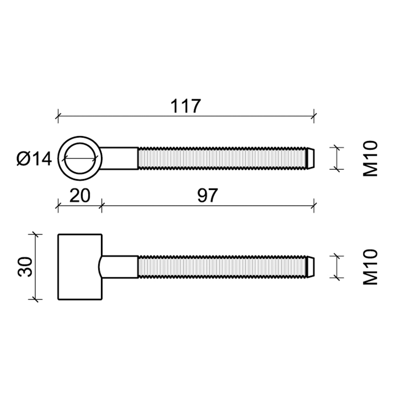 hardware para persianas medidas CiFALL