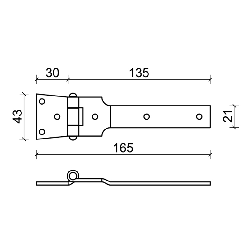 Hardware für Fensterläden CiFALL Maßnahmen