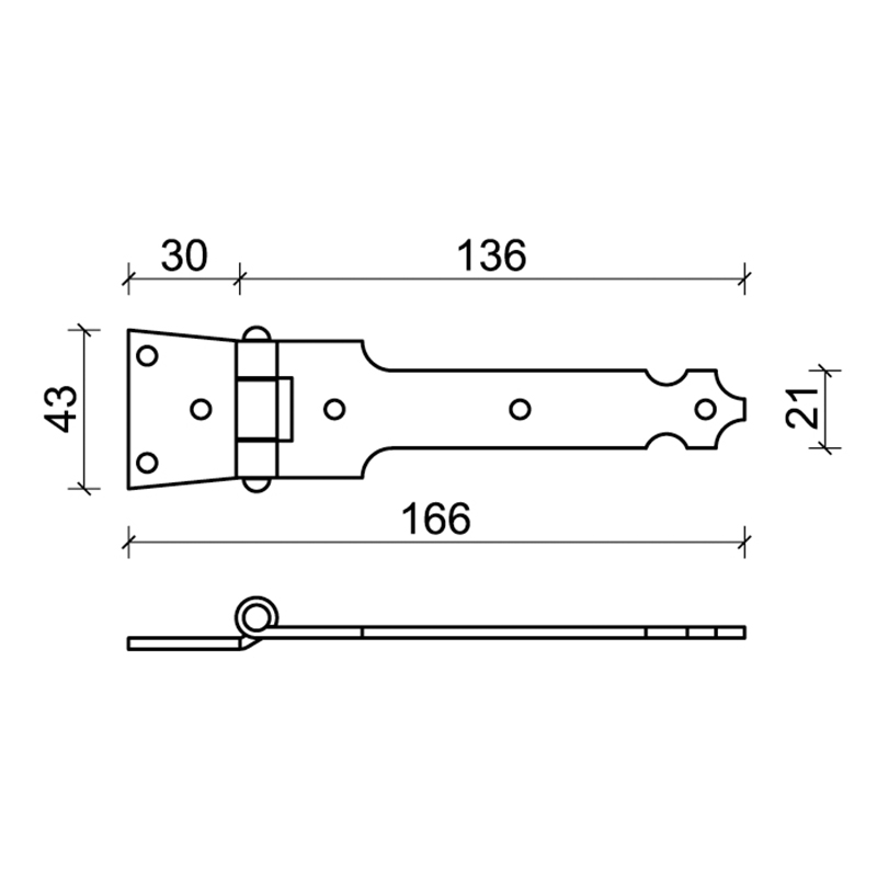 Hardware für Fensterläden CiFALL Maßnahmen