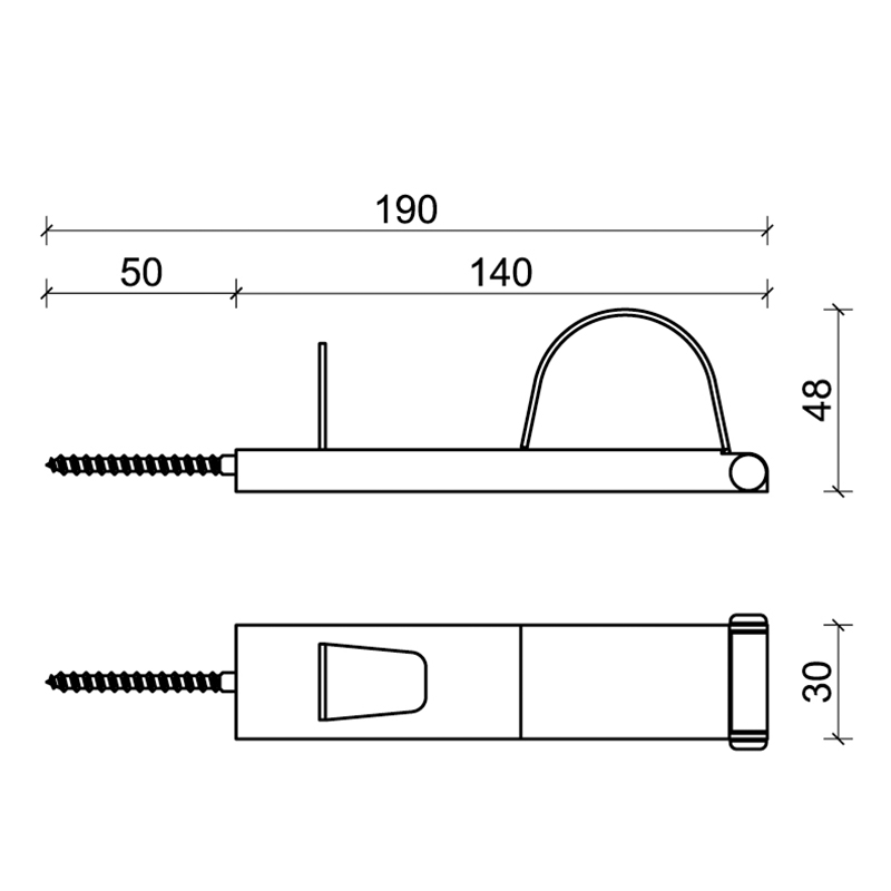 CiFALL-Verschluss-Hardware-Maßnahmen