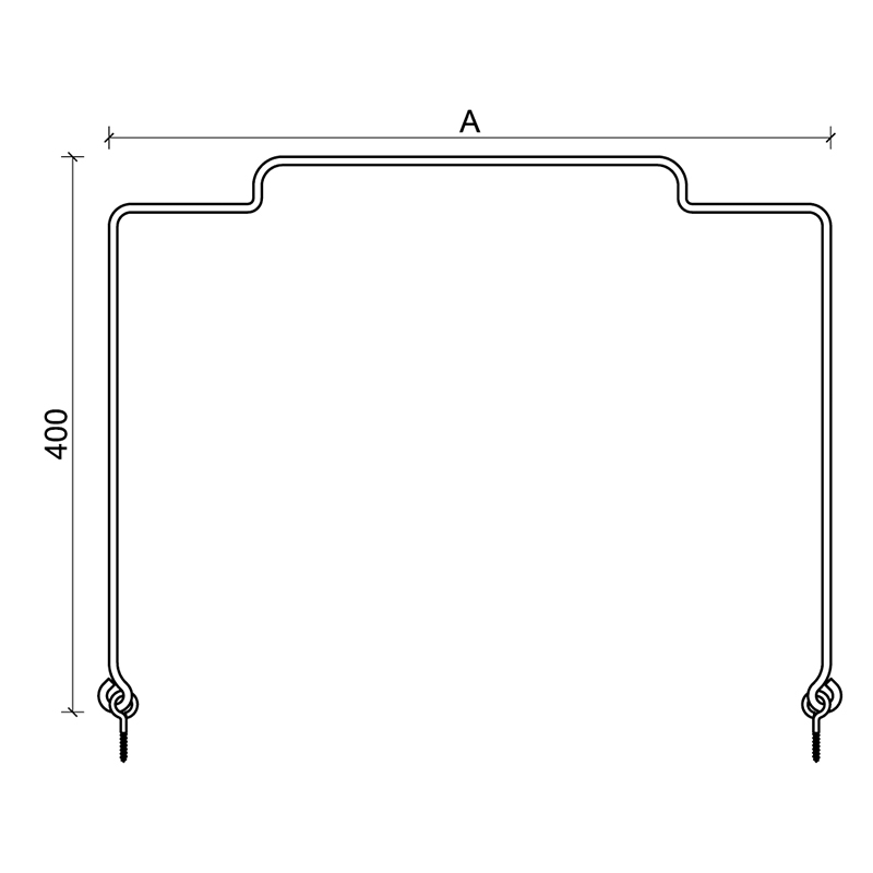 hardware para persianas medidas CiFALL