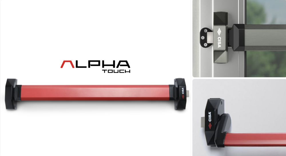 Maniglione Antipanico CISA ALPHA TOUCH o PUSH - da Applicare