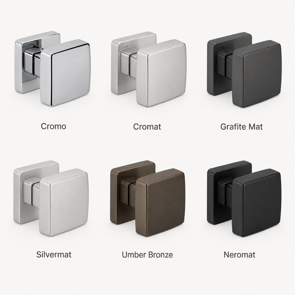 Kubo Colombo Design - Pomolo per Porta Girevole - Finiture