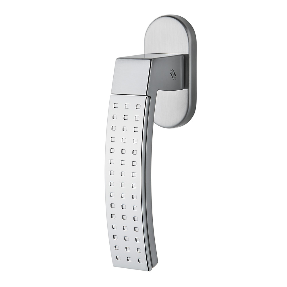 Trama 2 DK Dry Keep Window Handle with Chrome Texture by Colombo Design