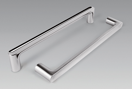 Lund Handle for Straight Door of Minimalist Design Made in Italy by Colombo Design