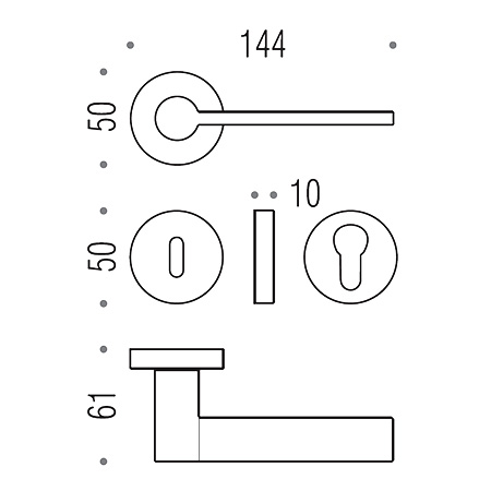 door handle michele de lucchi architect tool colombo design