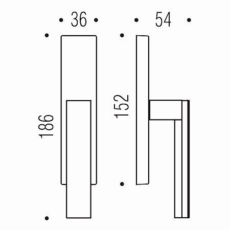 Alba Colombo Design Griff für Fenstergriff