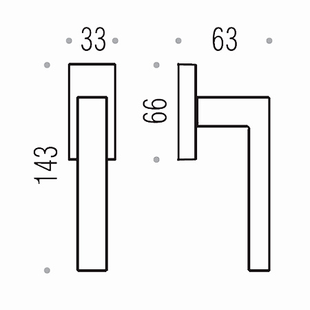 buy new Window handle colombo design