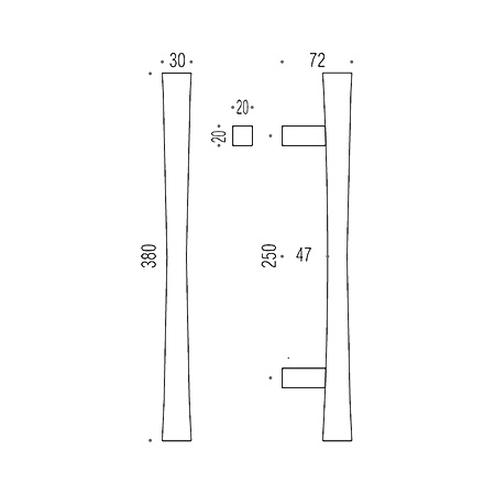 disegno tecnico pdf maniglione noa design colombo