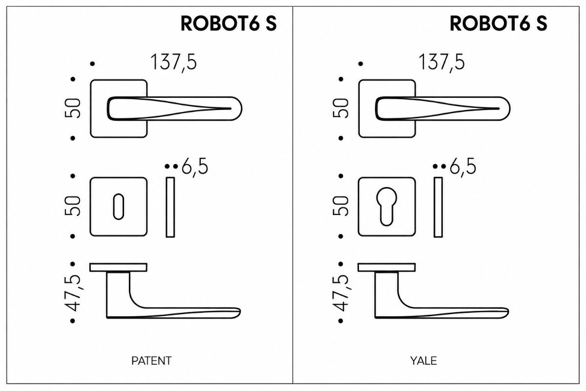 robot6 s colombo design - misure
