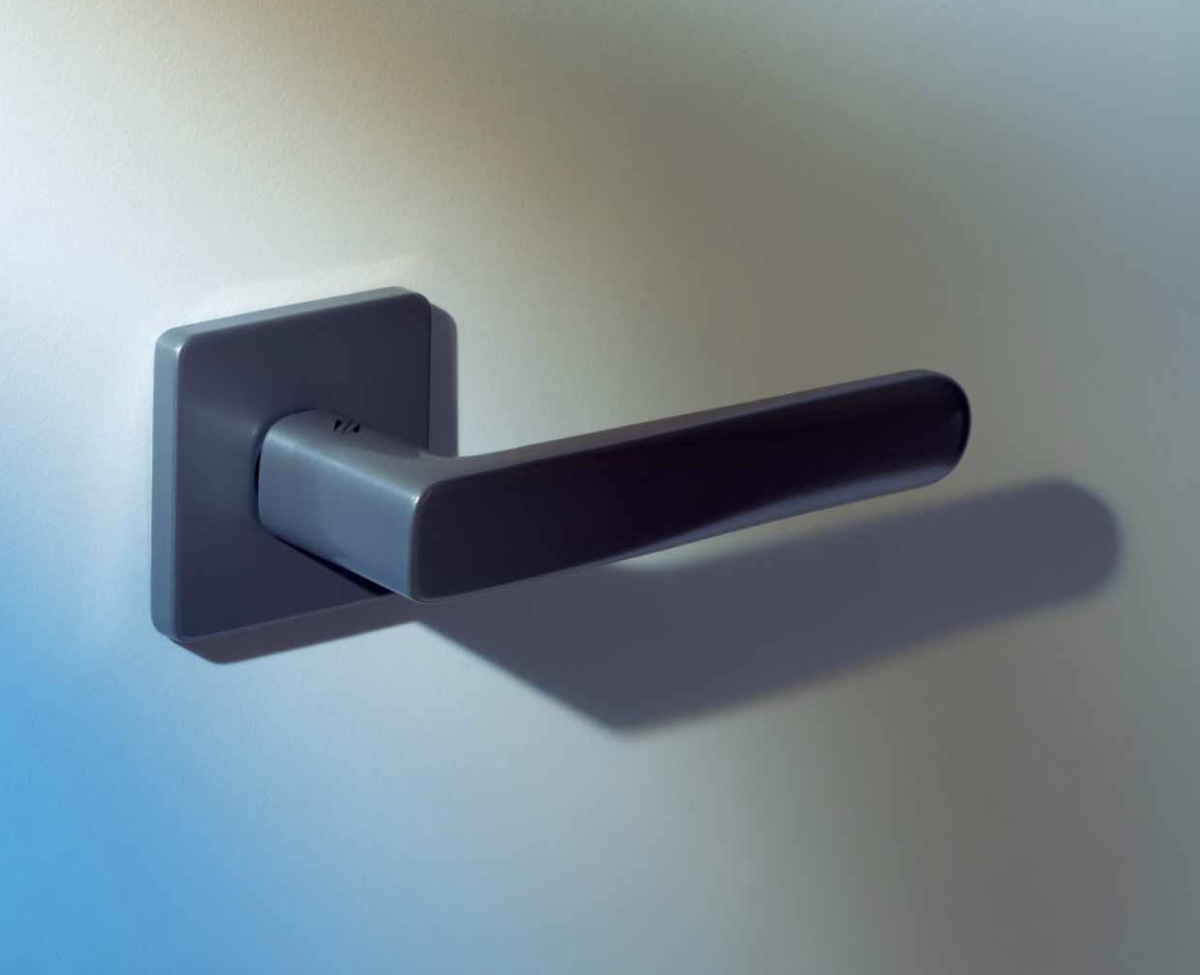 ROBOT6 S Colombo Design Maniglia per Porta con Rosetta Quadrata 6mm