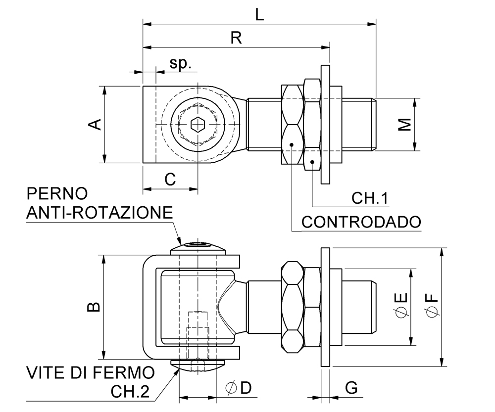 combiarialdo cancello battente cardine