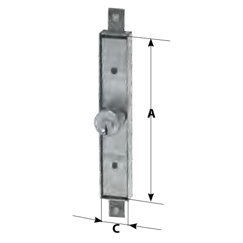 105 Serrure pour portail extensible FASEM