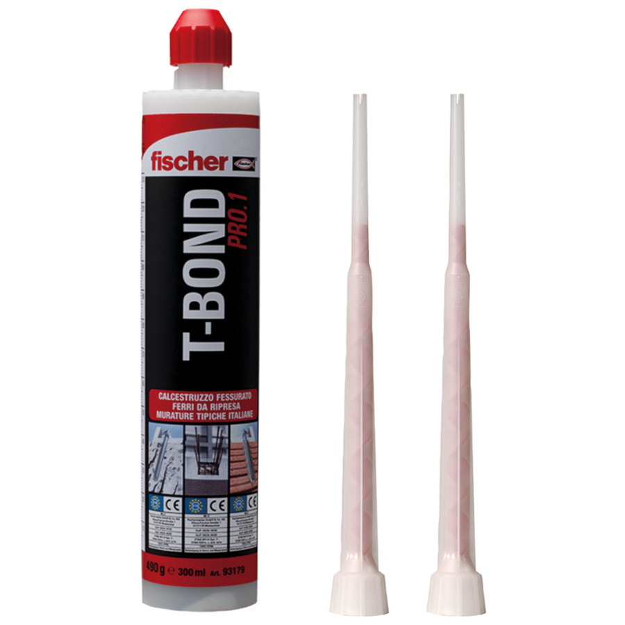 Fischer T-BOND PRO.1 Resina Ancoraggio Calcestruzzo e Muratura