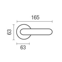 1105-8 Jumana class Frosio Bortolo handle on rose