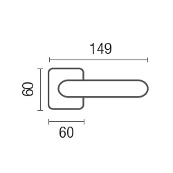 1125-9 Aquamarine class Frosio Bortolo handle on rose