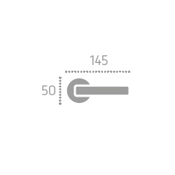 Solis serie Fashion forme Frosio Bortolo maniglia su rosetta rotonda