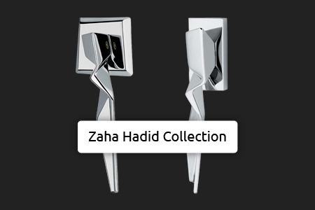 fusital collezione di maniglie architetto famoso zaha hadid