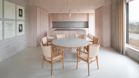 John Pawson diseño de interiores manijas minimalistas ventanas francesas