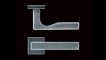 Door Handle of the Italian Design Master Mario Bellini H311 Six MB Fusital Valli & Valli