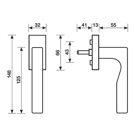 measure window handle fusital architecture