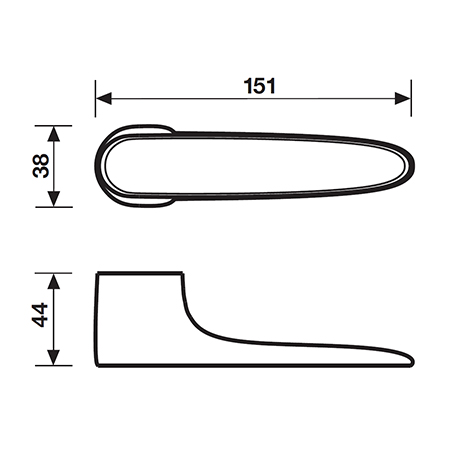 measure fusital magnetic handle