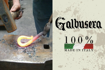 Galbusera maniglie Made in Italy in ferro battuto