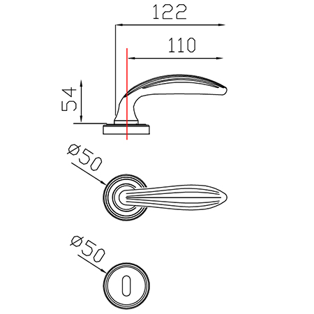 handle dimension GRA Rivadossi ELENA