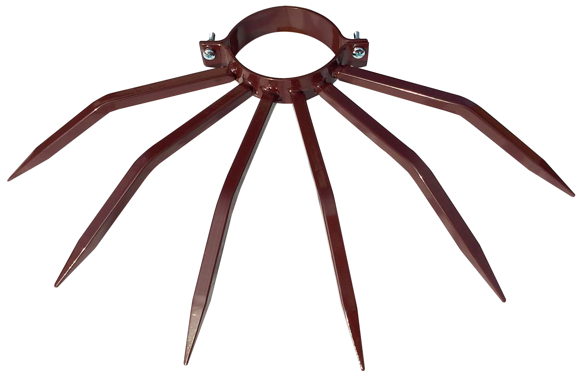 Diebstahlpoller Grimpo Durchmesser 80 mm mit Spikes für Außenrohre