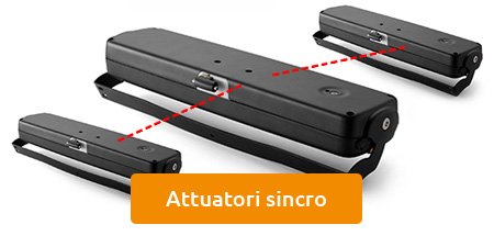 usare più attuatori insieme