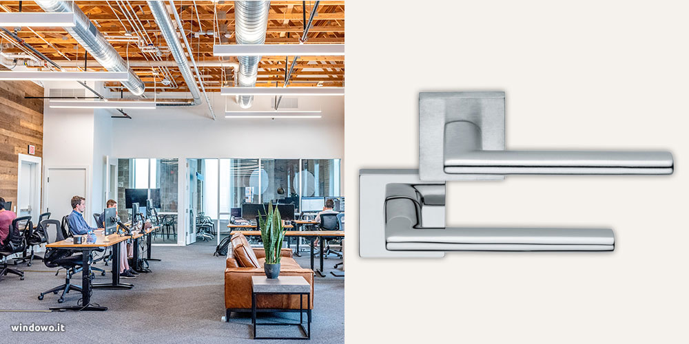 contemporary modern office design handles