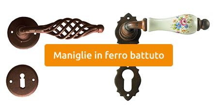 vendita maniglie in ferro battuto