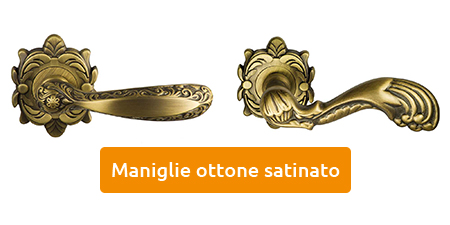 sale of satin brass handles