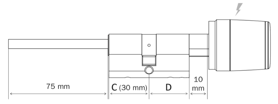 Libra Smart Cylinder For Armored Doors Argo Iseo App Opening Via Smartphone