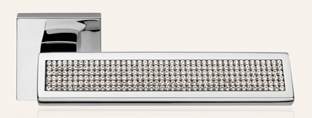 Riflesso Mesh Crystal Linea Calì maniglia su rosetta Swarovski