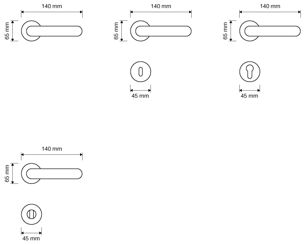 Tiffany Linea Calì Mesh Oro Zecchino Maniglia con Swarovski per Porta