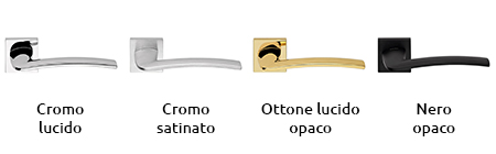 Ala - Coppia di maniglie su rosetta