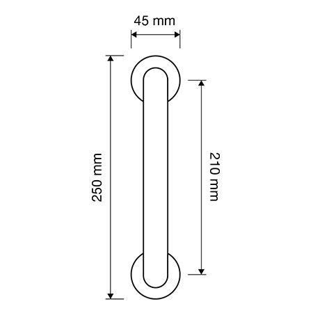 Florenzia Maniglione per Porta Rustica di Legno Linea CalÃ¬ Collezione Classica