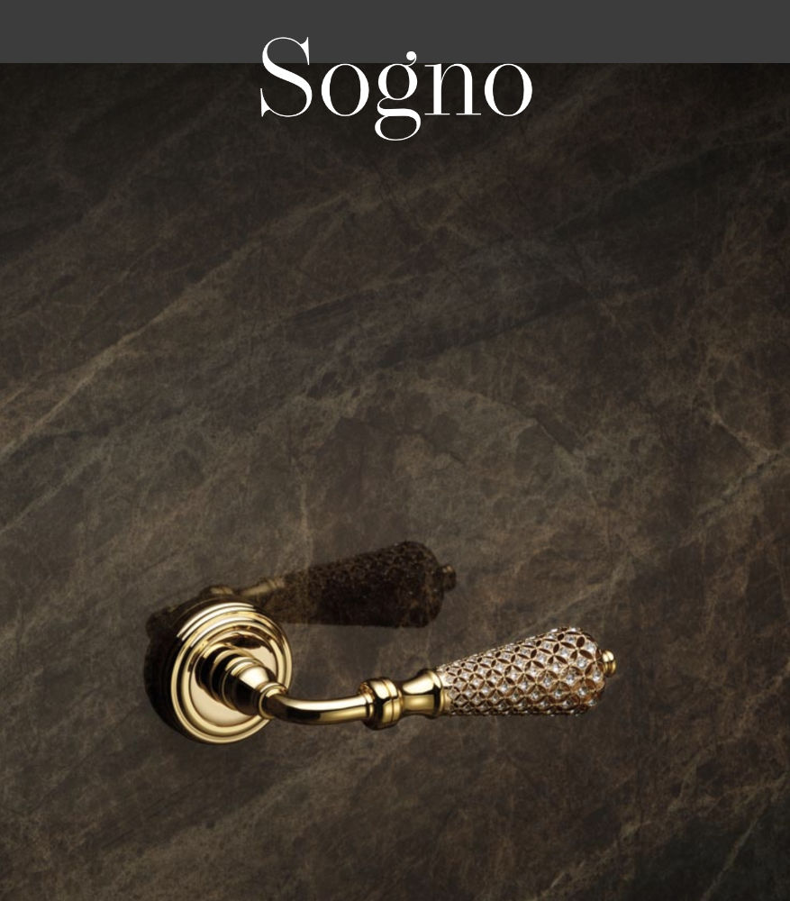 Sogno Linea Calì Griff mit 135 eingebetteten Swarovski-Kristallen