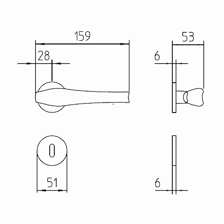 measure handle aqualung mandelli designer frank poly